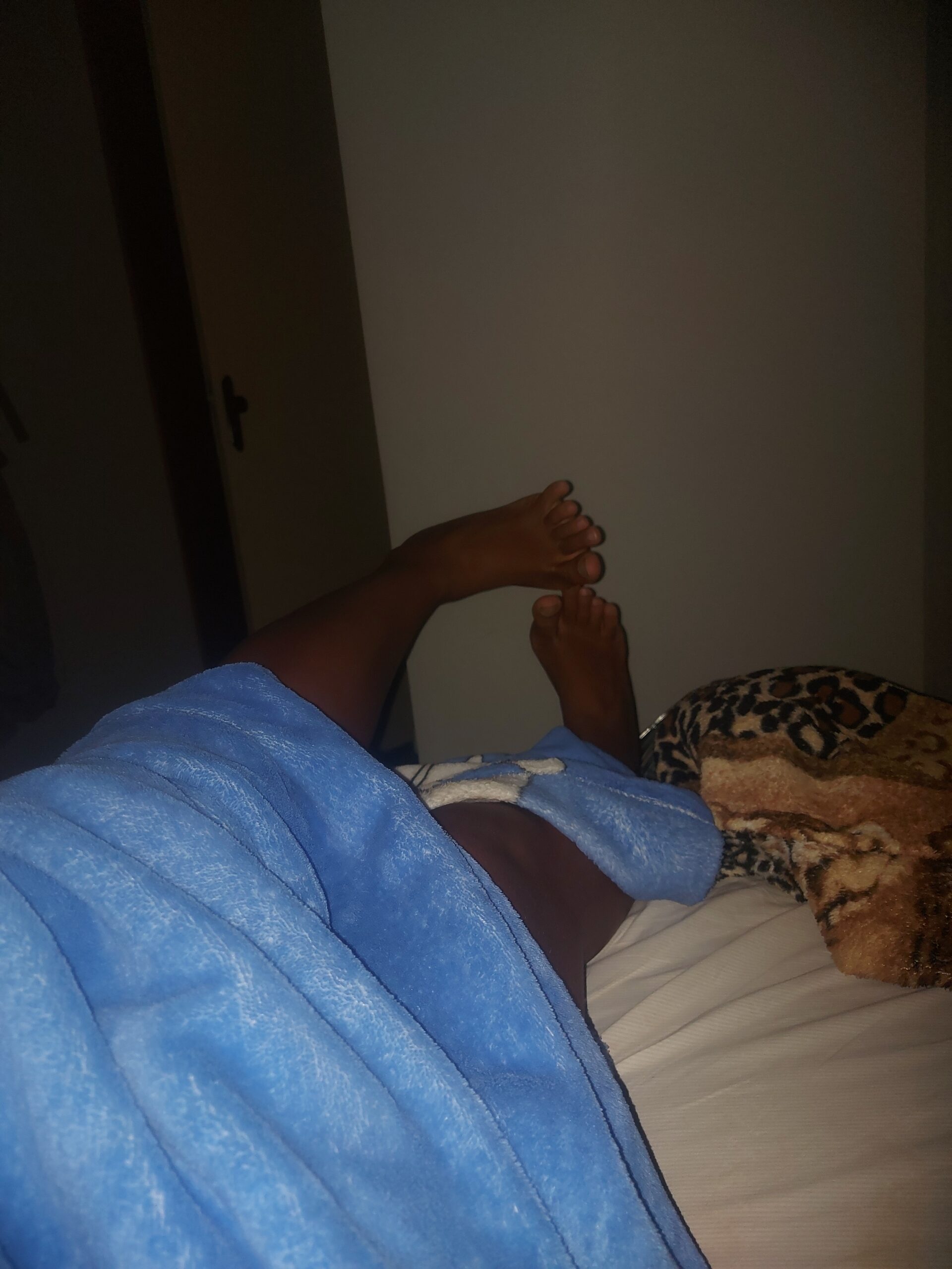 Pé ninja no reflexo